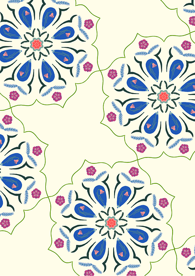 Taj Inspired design illustration mandala pattern pattern art