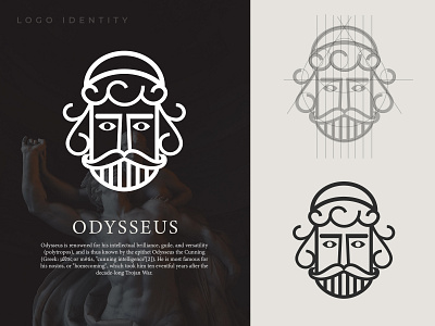 LOGO ODYSSEUS branding desaingrafis design design product icon illustration logo logodesign minimal modern modern design modern logo myth mythological professional logo simple logo typography