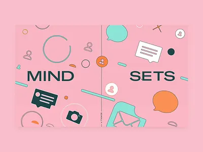 MIND | SETS brutalism brutalist design design agency landing page portfolio site product design ui ux