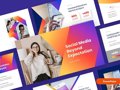 Social Media Marketing Powerpoint creative marketing marketing agency marketing campaign marketing site minimal modern powerpoint powerpoint design powerpoint presentation powerpoint template powerpoint templates presentation simple social media social media banner social media design social media pack social media templates template