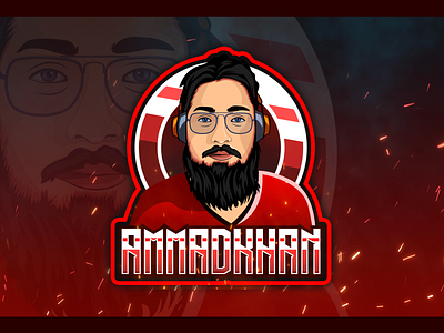 mascot logo design design gaming illustration overlay photoshop stream stream overlay streaming twitch youtube