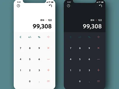 Daily UI 004 - "Calculator" app calculator calculator ui daily ui daily ui 009 dailyui dailyuichallenge design ui