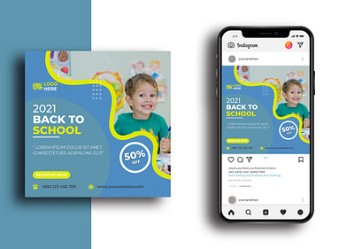 Kids Social Media Post Design facebook ads facebook post instagram ads instagram psot kids social media school social media social media banner social media design social media post