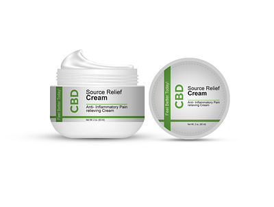 CBD Relief Cream bottle label cannabis label cbd cbd label cbd label design cbd label templates cbd labels cbd oil label cbd product label cream label label label and box design label design label mockup label packaging label template labeldesign labels package design