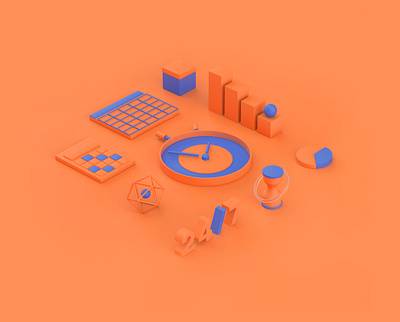 Time 3d cinema4d design illustration photoshop