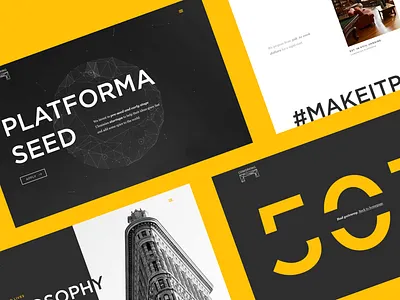 Platforma Seed Venture landing page