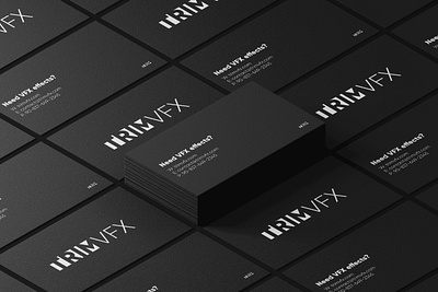 Trim VFX - Business Card Design branding business card mockup businesscard design graphic design illustration illustrator logo logo design minimal mockup rebrand vector