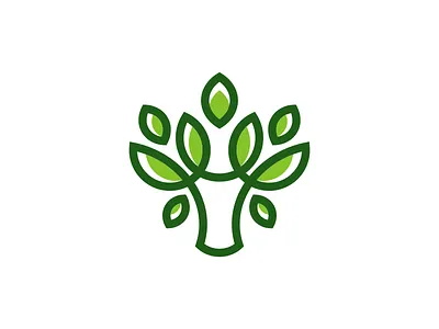 Deer Leaf Logo buck deer design elk forest green leaf leaves logo logos wood