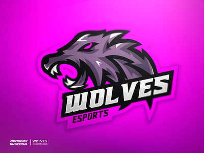 Mascot logo - Wolves design esportslogo illustration illustrator logo mascot mascotlogo vector