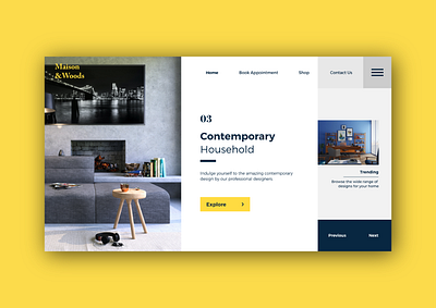 Interior Design Website app design art curated design house illustration interaction interface interfaces interior interior design minimal mobile ui ui design uiux website website design