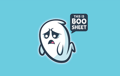 This Is Boo Sheet apparel costume cute funny funny illustration ghost ghostbusters halloween halloween party horror mask scary shirt sitcker spooky this is boo sheet