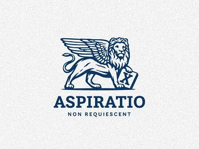 Winged lion logo design branding corporate branding education entertainment finance illustration lion logo media negative space visual identity wings