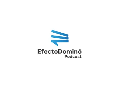 Efecto Dominó brand brand design branding design domino dominó graphic design icon illustration logo logo design logotipo logotypes mark podcast political talk vector
