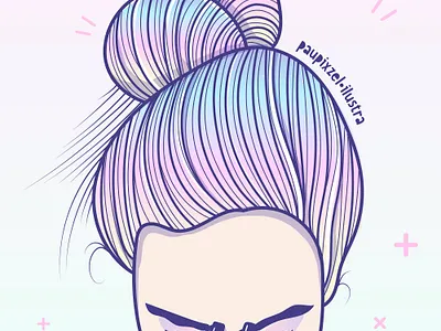 She book character character design design fantasy girl illustrator lovely magic teenage vector woman