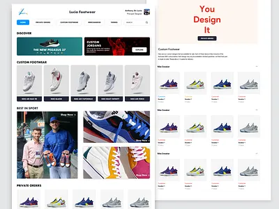 Lucia Footwear Co Landing