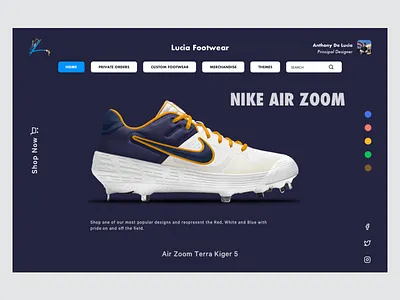 New Product Launch 1 blue clean design eccomerce sketch sneaker ux white