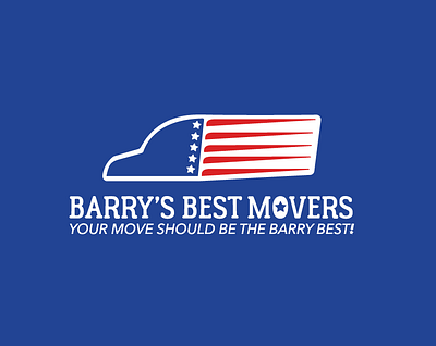 Barry's Best Movers branding design logo