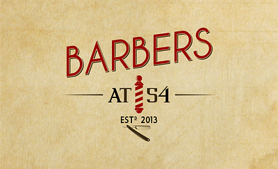 Barber branding graphic design logo typography