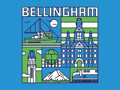 Bellingham, Washington acidball amtrak bellingham bham boats mtbaker pacificnorthwest pnw train washington washingtonstate whatcom