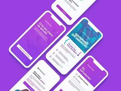 UNINASSAU – experimente ser app app design design home interface interfacedesign landing page layout mobile mobile app ui ux