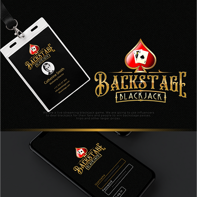 Backstage design graphic design illustration logo typography