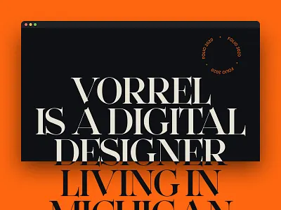 Folio 2020 branding portfolio ui webdesign webflow website