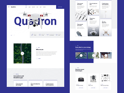 Quadron - UAV Drone WordPress Theme aerial agency clean creative drone drone wordpress gallery modern photography pilot product responsive uav videography wordpress