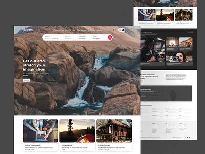 Revamp of Airbnb Landing Page airbnb airbnbclone figma figmadesign landing page revamp web design