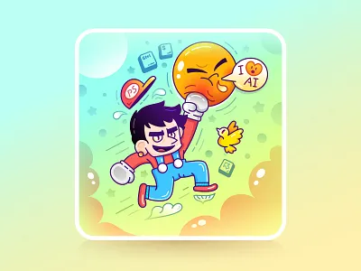 SA9527 - PS vs AI ai banner business challenge china design icon illustration ps psd sa9527 style ui