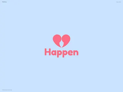 Dating App Logo - Happen branding dailylogochallenge design logo