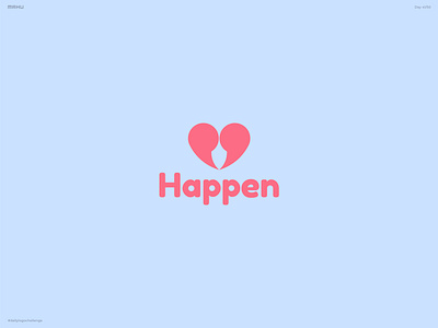 Dating App Logo - Happen branding dailylogochallenge design logo