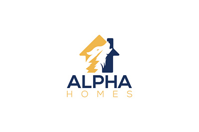 alpha home1 logodesign minimalist professional logo