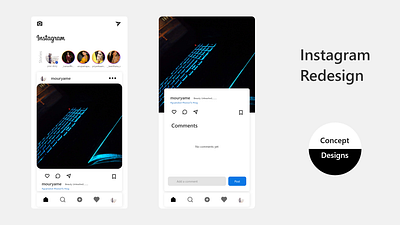 Post app design instagram ui ux