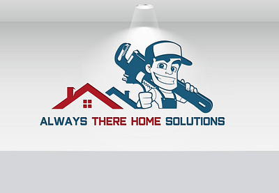 Always There Home Solutions branding logo design logodesign professional logo unique