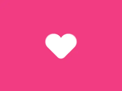 Redaco to Heart animation branding design dribbble flat icon likes love minimal pink pink logo typography ui ux web