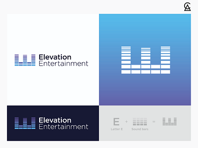 Elevation Entertainment Logo Concept 4 branding icon identity logo logo design music