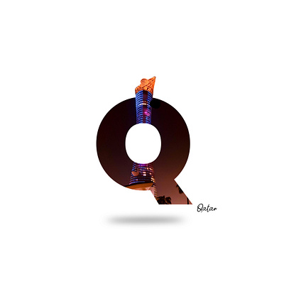 Q Qatar alphabet alphabet font character q character q font art font family image font typogaphy