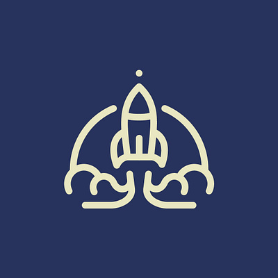 Day 23 - Rocket - 100 Icons Daily 100days design icon illustration leeayr logo minimal rocket vector voyage