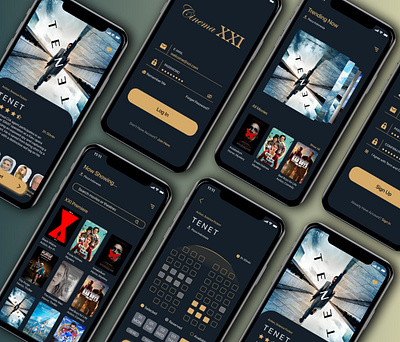 Cinema XXI Mobile Apps cashier cinema design mobile mobile app ui ux