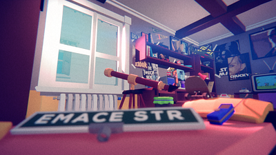 1980 Youth Room 1980 lowpoly retro spielberg stephenking