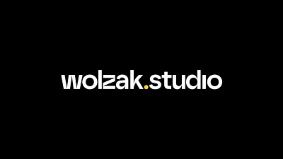 Wolzak Studio Branding animation branding graphic design logo motion graphics typography