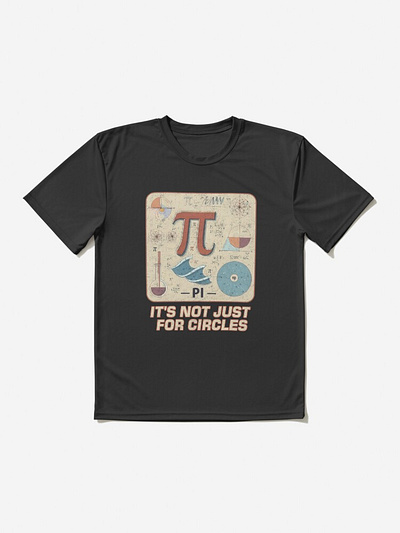 Pi - It's Not Just For Circles graphic design illustration intelligent print design print on demand redbubble t shirt