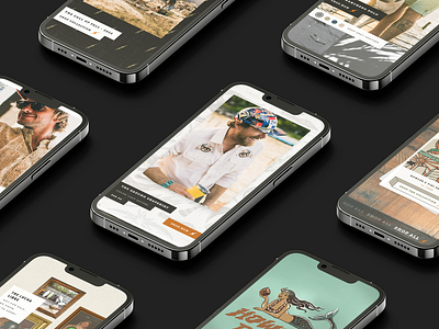 Howler Bros Mobile Styles branding ecommerce fashion lifestyle mobile ui ux