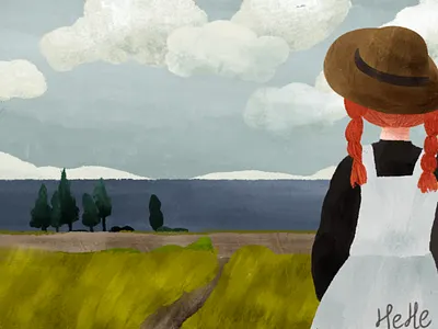 Anne with an E illustration illustrator