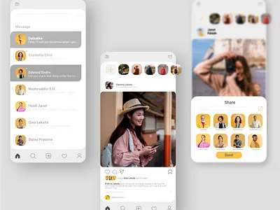 new instagram app ui uidailychallenge