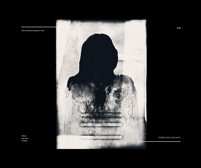 no. 328 nevermore composition contrast design digital digitalart minimal photoshop portrait poster poster a day posterdesign postereveryday texture whitespace