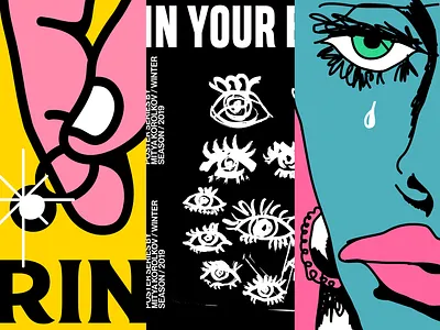 POSTER SERIES 18 — 20 art branding design event flyer graphic graphics identity illustration layout letters party poster print type typogaphy