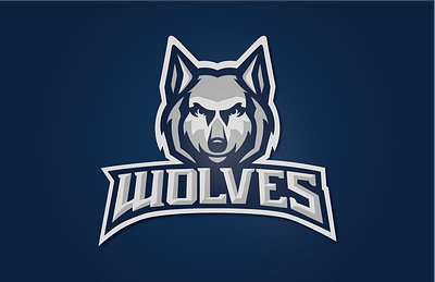 Lehi Wolves branding design illustration logo wolf wolves