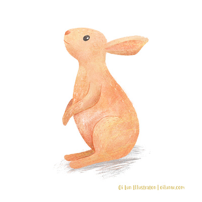 Longing for autumn 🍁 animal art autumn bunny childrens illustration digital illustration ipad illustration procreate