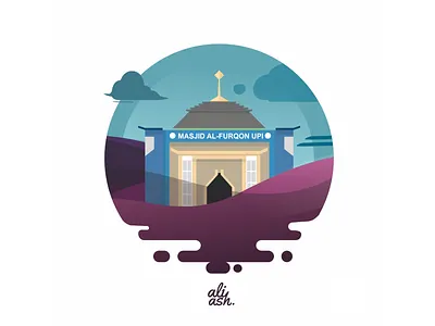 Al-Furqon UPI Mosque, Indonesia islamic mosque university